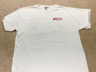 2001 Nfl Bowl Ravens Vs Giants T - Shirt Men 
