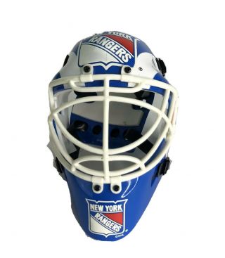 York Rangers Riddell Mini Nhl Hockey Goalie Mask Helmet