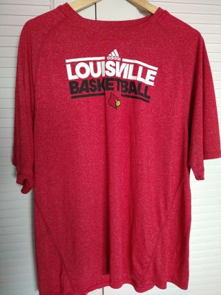 Louisville Cardinals Basketball Adidas T - Shirt Men 