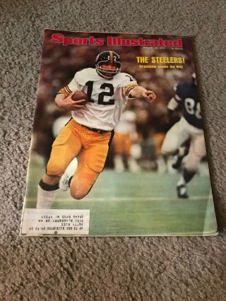 Vintage Pittsburgh Steelers 1975 Bowl X Sports Illustrated Terry Bradshaw