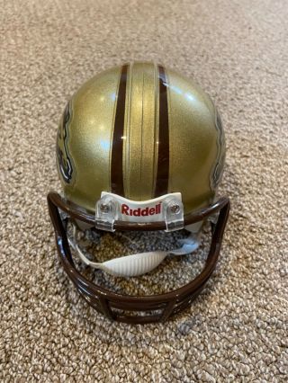 Western Michigan Broncos Riddell Football Mini Helmet 2