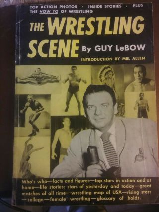 Rare Wrestling Scene Lebow Book 1950 Thesz Rogers Ladies Vintage Nwa Wwf