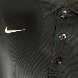 UCF Nike Mens XL Golf Polo University of Central Florida Black Logo Short Sleeve 3