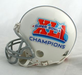 2007 Indianapolis Colts Riddell Mini Helmet Bowl Xli 41 Champions Nfl