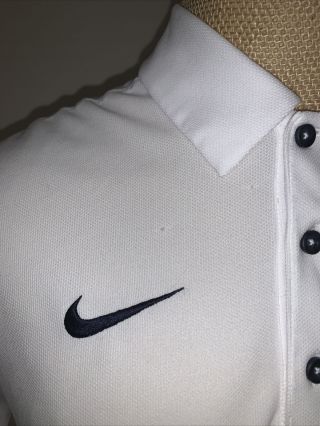 Nike Penn State Nittany Lions Dri - Fit Polo Shirt (White) - Mens Medium 3