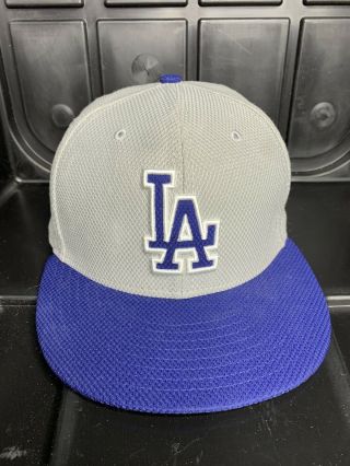Dodgers Flat Brim Era 59fifty 7 - 1/4 Fitted Baseball Hat