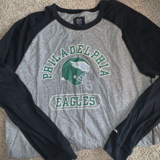 Nfl Philadelphia Eagles Long Sleeve Shirt Vintage Logo Mens Xl Reebok