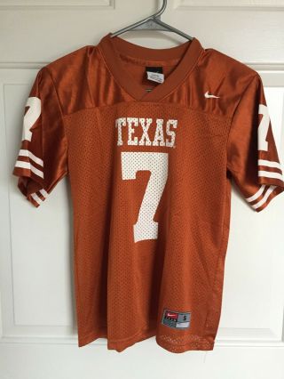 Texas Longhorns: 17: Nike Jersey : Youth Kids Small (8/10)