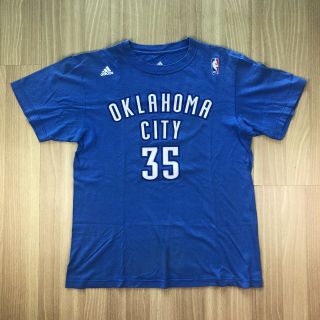 Adidas Nba Oklahoma City Kevin Durant 35 T - Shirt Navy Blue Men’s Sz M