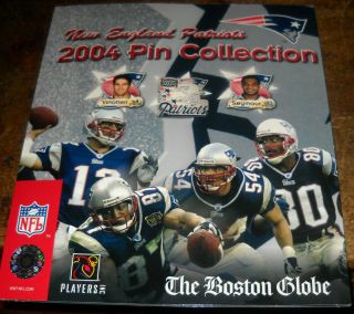 Almost Set England Patriots Boston Globe Pin Set Tom Brady Bowl 38