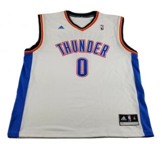 Adidas Oklahoma City Thunder Russell Westbrook 0 Jersey Adult Extra Large Xl