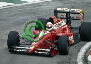 35mm Racing Slide F1 Andrea De Cesaris - Dallara 1990 Mexico Formula 1