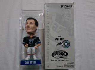 Tops Markets Coy Wire Bobblehead Limited Edition 2004 Play Makers Upper Deck