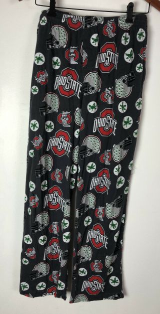 Ohio State Sleepwear Pants Sz M Gray With Ohio State Themed Aw2
