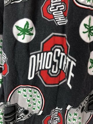 Ohio State sleepwear pants sz M gray with ohio state themed Aw2 2
