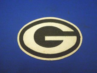 Nfl Green Bay Packers G Logo Jacket Iron On Patch - - 7 1/8 " Wide