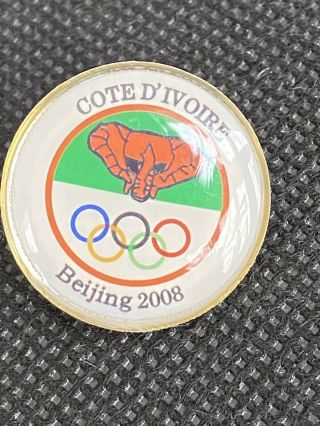 Beijing Olympics 2008,  Ivory Coast Noc Pin