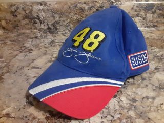 NASCAR JIMMY JOHNSON 48 HAT AND TEAM LOWES RACING HAT (2 HATS) 2