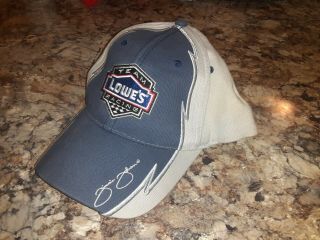 NASCAR JIMMY JOHNSON 48 HAT AND TEAM LOWES RACING HAT (2 HATS) 3