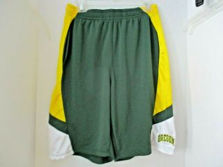 Knights Apparel Green & Yellow Oregon Ducks Athletic Shorts Men 