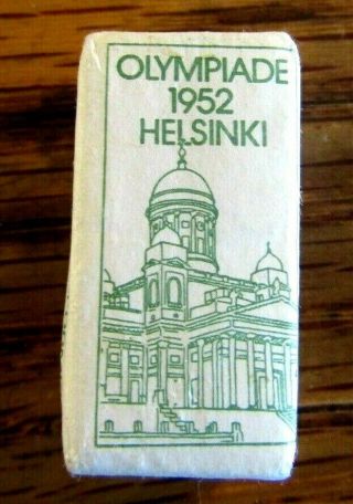 1952 Rare Winter Olympics Helsinki Finland Commissary Sugar Cube