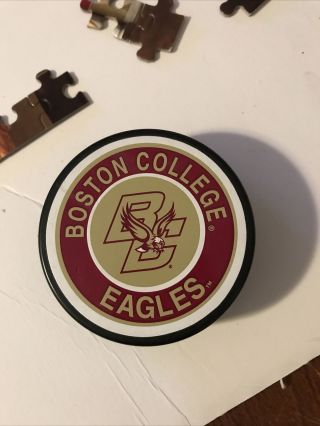Boston College Bc Eagles Official Hockey East Game Puck Made In Slovakia