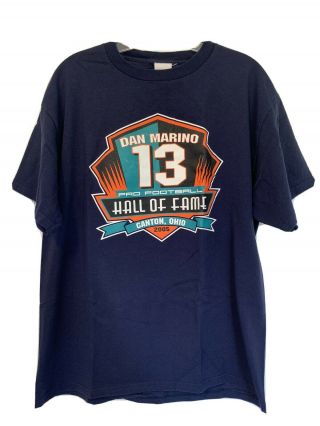 Dan Marino 13 Miami Dolphins Nfl Hall Of Fame T Shirt Size Men’s Large