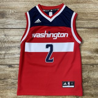 Youth John Wall Washington Wizards Adidas Nba Basketball Jersey Small Kids