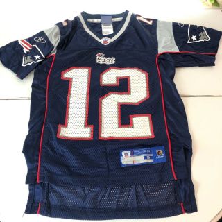 Tom Brady Nfl England Patriots Stitched Jersey Youth Kids Size Small Reebok