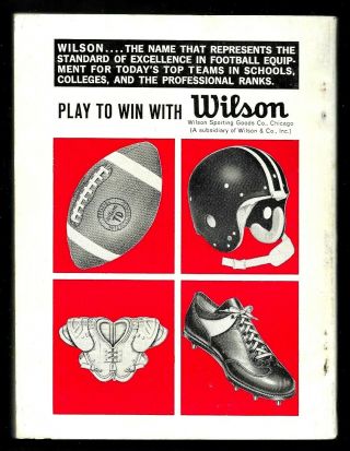 1967 Official The Sporting News AMERICAN FOOTBALL LEAGUE Guide 2