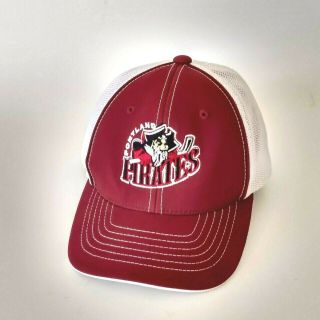 Portland Pirates Minor Leaugue Hockey Red Stretch Hat Youth Size 6 3/8 - 6 7/8