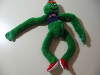 16 " Plush Mlb Boston Red Sox Wally The Big Green Monster Doll,