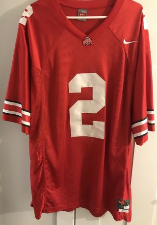 Nike Authentic Ncaa Ohio State Buckeyes Chase Young 2 Red Jersey Men 2xl,  2 Sewn