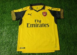 Arsenal London England 2016 - 2017 Football Shirt Jersey Away Puma Young