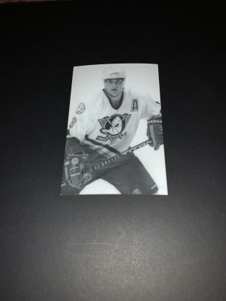 Teemu Selanne 1996 - 97 Anaheim Mighty Ducks Postcard 3.  5x5.  5