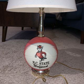 N.  C.  State Wolfpack Basketball Lamp
