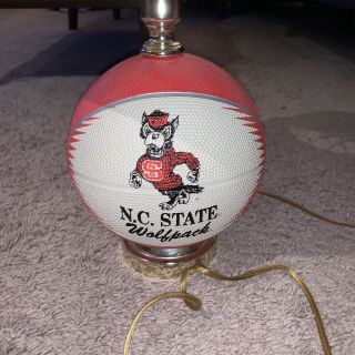 N.  C.  State Wolfpack Basketball Lamp 3