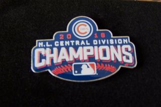 2016 Chicago Cubs NL National League Central Division Champions pin champs 2