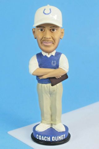 Indianapolis Colts Hall Of Fame Head Coach Tony Dungy Bobblehead.
