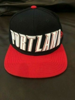 Portland Trail Blazers Snapback Hat - Logoed,  Flat Bill