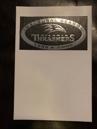 Atlanta Thrashers Inaugural Season Game Ticket Collectors Box 1999 Philips Arena