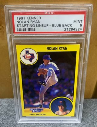 1991 Kenner Nolan Ryan Starting Lineup - Blue Back Psa 9