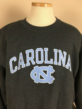 Champion North Carolina Tar Heels Crewneck Sweatshirt Men’s Size XL 2