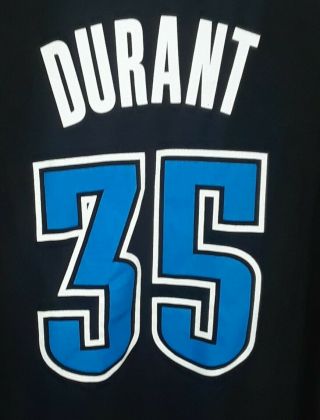 NBA Oklahoma City Thunder 35 Kevin Durant Jersey Shirt By Adidas Adult Large. 2