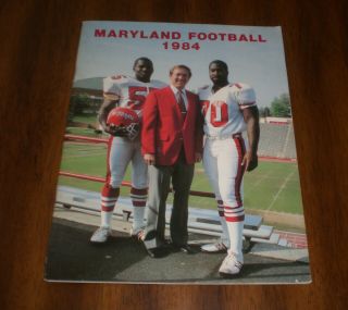 1984 Maryland Terrapins Football Yearbook Media Guide