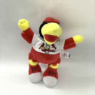 Forever Collectibles St.  Louis Cardinals Baseball Red Cards Bird Mascot 8” Plush