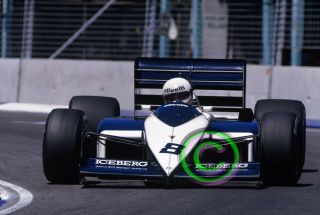 35mm Racing Slide,  Andrea De Cesaris - Brabham 1987 Australia Formula 1