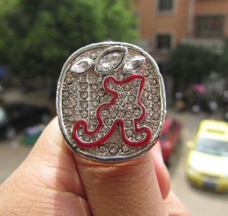 2012 Alabama Crimson Tide Sec National Team Ring Fan Men Gift
