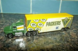 1993 Matchbox Nfl Green Bay Packers Football 75th Anniversary Toy Semi Truck