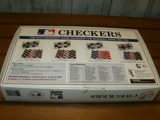 Baseball Checkers Game vs York Yankees vs Boston Red Sox MLB 1997 3